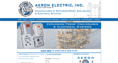 Desktop Screenshot of akronelectric.com